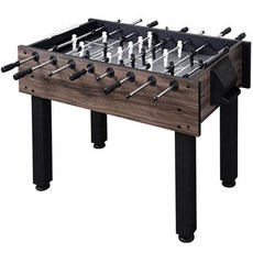 축구 테이블 클래식 탁상 축구게임 테이블 핑거축구 사무실 휴게실 호텔라운지 상업용 매장용, 1.4 m나무무늬 블랙 53 kg, 1개