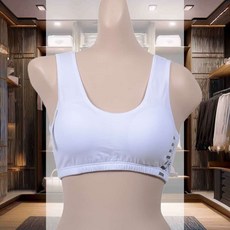 캡내장 스포츠 브라 순면 탑나시 브래지어 운동용 운동복 수면