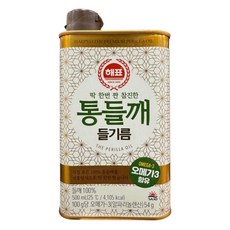 해표 통들깨 들기름 500ML, 1개