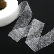 열 접착 심지 다대 테이프 원단 안감 밑단 접착 본딩 테이프 화이트2cm, 1개