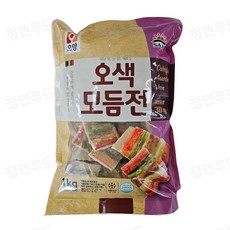 사조오양 오색모듬전1kg 모둠전/명절/차례/추석/설/제사 꼬치전 대용량/식자재/안주/명절음식, 1kg, 10개