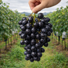 20브릭스 초고당도 프리미엄 블랙 세이블 포도 수입 포도 블랙머스캣, 1박스, 3kg