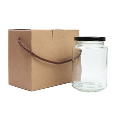 청병500 2P 크라프트 포장박스 50장 선물상자 기프트박스 손잡이상자, 50개