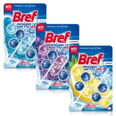 브레프 파워액티브 변기세정제 50g X 2개 화장실 냄새 제거, 오션 50g 2개