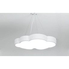구름 천장등 키즈카페 핑크 샹들리에 프레임 아이방 화이트 프레임 52cm 36W