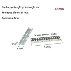 앵글 철 브래킷 코너 코드 모델 제작 천공, 8. 66mm, 1개