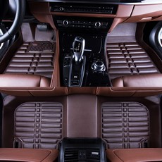 NISSAN 日產 腳踏墊 全包圍 MARCH LIVINA TIIDA SENTRA KICKS x-trail 車內地毯, 咖色腳墊