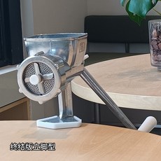 手搖製粒機 - 鳥料、寵物飼料顆粒製作機，適用於雞、魚、狗糧及養殖，小型家用飼料粉碎機, 1個, 不銹鋼刀闆2.5mm畵眉