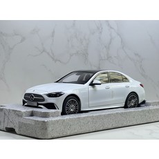 NZG 1/18 賓士 C級 C260 合金汽車模型 白色, 1個