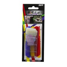 創意生活 標線帶 1.2 x 9cm 魔鬼氈 收線 束線 整線 集線 配線 分線 標線 (12入), 1個