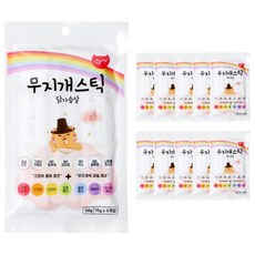 냥슬아치 무지개스틱 고양이 짜먹는 간식, 50개, 10g, 닭고기맛 50개, 10g, 닭고기맛