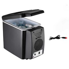 MMQ 저소음 차량용 미니 냉장고 BLD-06A2, 블랙, 6L