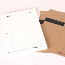 고집쟁이녀석들 주말씀 필사성경 바인더 성경쓰기 노트 A4 / B5 속지 (인덱스2+속지100), 1개, 5. A4속지(인덱스2매+내지100매)