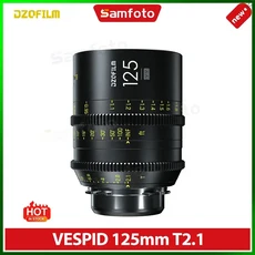 DZOFilm VESPID 프라임 16mm T2.8 풀 시네 렌즈 PL/EF 마운트 (카메라 사진작가용), 09 prime 125mm T2.1