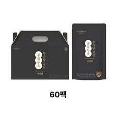 더루핀랩 무가당 서리태 콩물 두유 THELUPINLAB 맷돌방식 개별포장 비타민c1포증정, 60개, 190ml