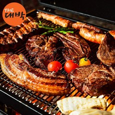 짚불 통 삼겹살 초벌 직화 구이, 1개, 1kg