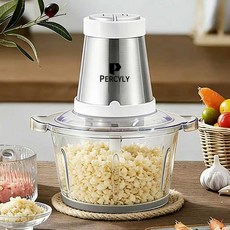 다기능 마늘 다지기 고기 다지기 전동 다지기 믹서기 만능 다지기, 2L