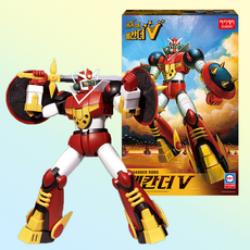 아카데미과학 문방구 메칸더 V 액션 로봇 프라모델 피규어 15821, 1개