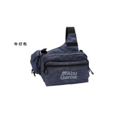 Abu Garcia WAIST BAG W2 路亞工具腰包 牛仔布, 黑色