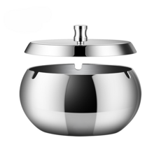 일이공팔 냄새꾹 스테인레스 티타늄 냄새차단 담배 재떨이 단지형, 1개, 실버