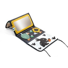 하페 Hape x The Met Tree of Life Tummy Time Mat – Foldable High Contrast Sensory Baby Play with Mirr