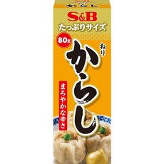 S&B 튜브 겨자 80g 일본겨자 카라시 머스타드 고추냉이, 2개