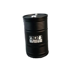 油桶造型密閉式 可拆卸易清洗 時尚居家辦公室擺飾, GAS.or ASS-車載煙缸, 1個