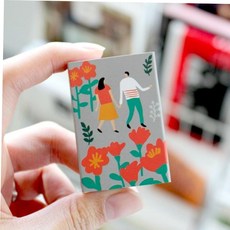 브리스크 디자인 일러스트 스타일 성냥 랜덤 귀여운 소품 양초 생일초 캠핑, 1개