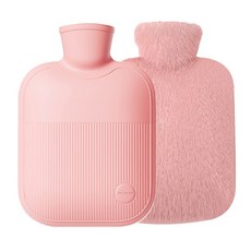 ZOZI 2L 오래가는 보온 물주머니 핫팩 + 찜질팩 커버 세트, 1개