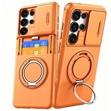 적용 갤럭시s26울트라 케이스 카메라 렌즈 보호 슬라이드 범퍼 휴대폰 2장 수납XS26USIMO798