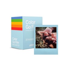 Polaroid 寶麗來 Color Go Film 彩色相紙, 1個, Go 彩色粉藍框相紙單盒裝  DGF4
