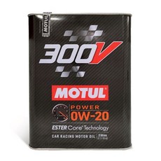 MOTUL 300V Power 0W-20 汽車賽車機油，酯類核心技術，提升引擎動力, 1個