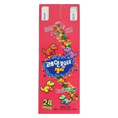長條彩虹呆子糖, 24條, 21g