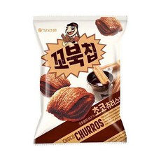 오리온 꼬북칩 초코츄러스맛 과자 스낵, 7개, 120g
