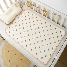 DFMEI 嬰兒防水隔尿墊護理墊可水洗女生生理期姨媽墊月經墊透氣防漏, 1個, 彩虹