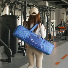 폼롤러 요가 매트 가방 캐리어 헬스 짐 운동, 1개, 파란색 소형