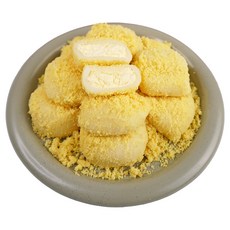 청년떡방 쫀득한 카스테라 생크림 찹쌀떡 인절미, 1개, 500g