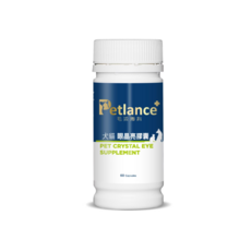 Petlance+ 毛孩專科 犬貓眼晶亮膠囊 五合一配方 淚腺眼睛雙重照護 60顆, 1個, 改善淚液/眼睛健康