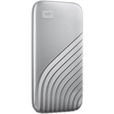 웨스턴 디지털 4TB 마이 패스포트 SSD 외장 포터블 솔리드 스테이트 드라이브 그레이 최대 1 050 MB/초 USB 3.2 Gen-2, 1TB, 실버