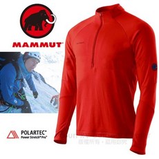 MAMMUT 長毛象 男 保暖刷毛 半開襟長袖排汗衣 Polartec Cotopaxi 零碼特惠