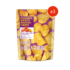 바삭한 골든고구마칩, 200g, 3개