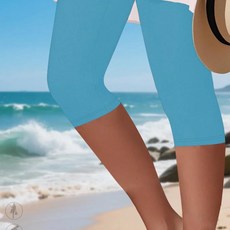 슈퍼 소프트 카프리 바지 높은 신축성 통기성 투명하지 않음 운동 러닝 요가 체육관 레깅스, 2. -14