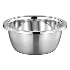 304不鏽鋼加厚反邊多用途盆, 1個, 18cm