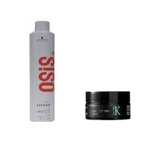 Schwarzkopf 施華蔻 黑炫風定型霧與造型髮泥組合, 1個
