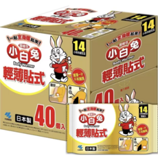 COSTCO 好市多 小白兔暖暖包 貼式 14小時 日本暖暖包 日本製 40入, 1套