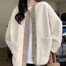 드마엘_마티네 뽀글 자켓 (3color) 여성 자켓 아우터 상의