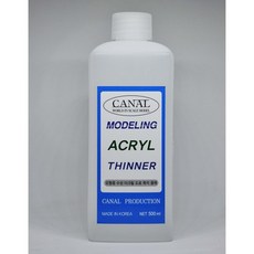 카날 CANAL 아크릴 신너 500 ml 타미야 아크릴용, 1개