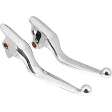 MOCODUO 모터사이클 브레이크 클러치 레버 액세서리 교체 2015-2023 크롬 디럭스 보이 클래식 부품 레버 헤리티지 제어 브레이크아웃 팻 FLS 핸드 할리 밥 세트 스트리트, For Fatboy 2015-2023-Chrome