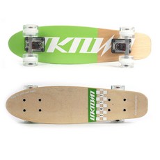 언노운 우드 크루져보드 + 스케이트보드 정비툴 세트, 보드(그린투톤), 정비툴(랜덤발송), 1개