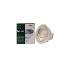 데이온 할로겐 램프 LED COB 12V 5W, 1개, 전구색